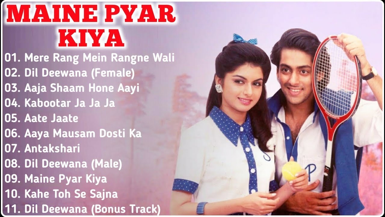 Maine Pyar Kiya Movie All SongsSalman Khan  Bhagyashreemusical worldMUSICAL WORLD