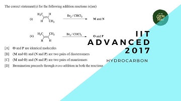 JEE ADVANCED 2017 SOLUTION - The correct statement for the following addition reactions is