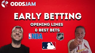 Early Sports Betting | 4/15 Opening Lines | Best Bets, Picks & Predictions screenshot 5