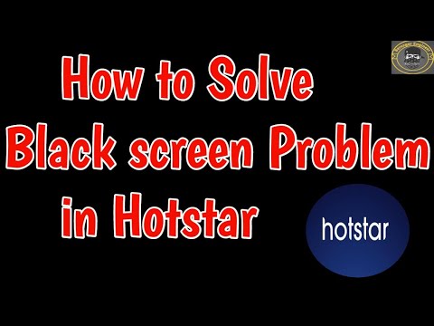 Fix Hotstar black screen problem | Hotstar Blackscreen issue for mobile | Hotstar Cast Black Screen