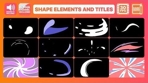 Shape Elements And Titles  | Premier Pro
