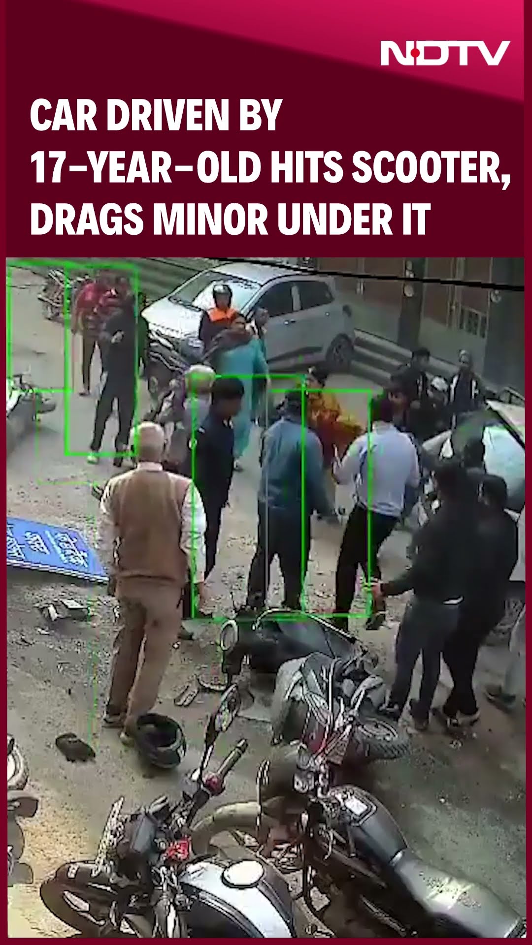 Delhi News | Car Driven By 17-Year-Old Hits Scooter, Drags Man, His Grandson Under It
