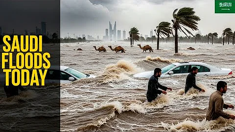 Massive Chaos in Saudi Arabia! Yanbu Slammed by Extreme Winds as Jeddah Shuts Down Under Heavy Flood
