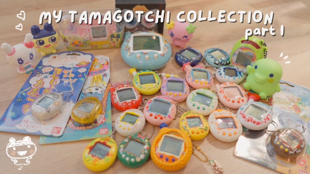 My Tamagotchi Collection 🥚│ part 1 - The vintage tamas! - YouTube