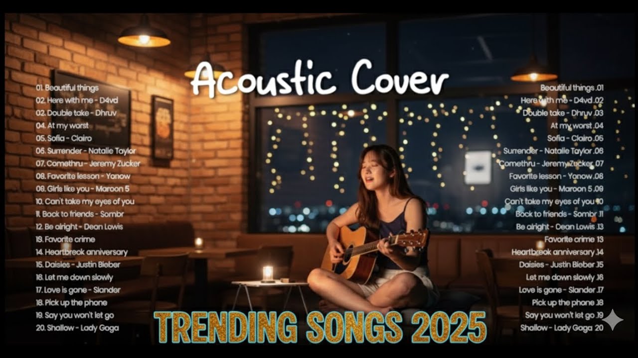 🖤🎧Trending English Songs || Best Acoustic Cover - Trending Tiktok Songs ~ Beautiful thing, Sofia