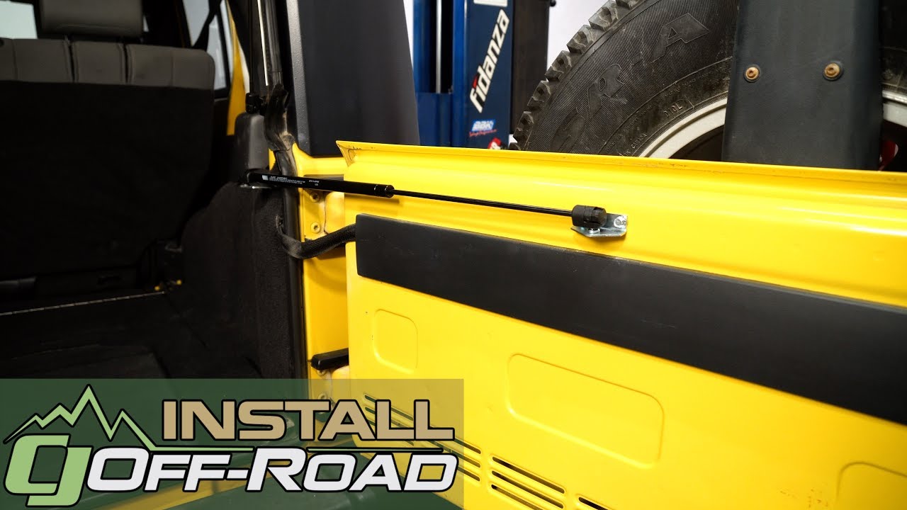 Jeep Wrangler Rugged Ridge Tailgate Assist Kit 2007-2010 Installation -  YouTube