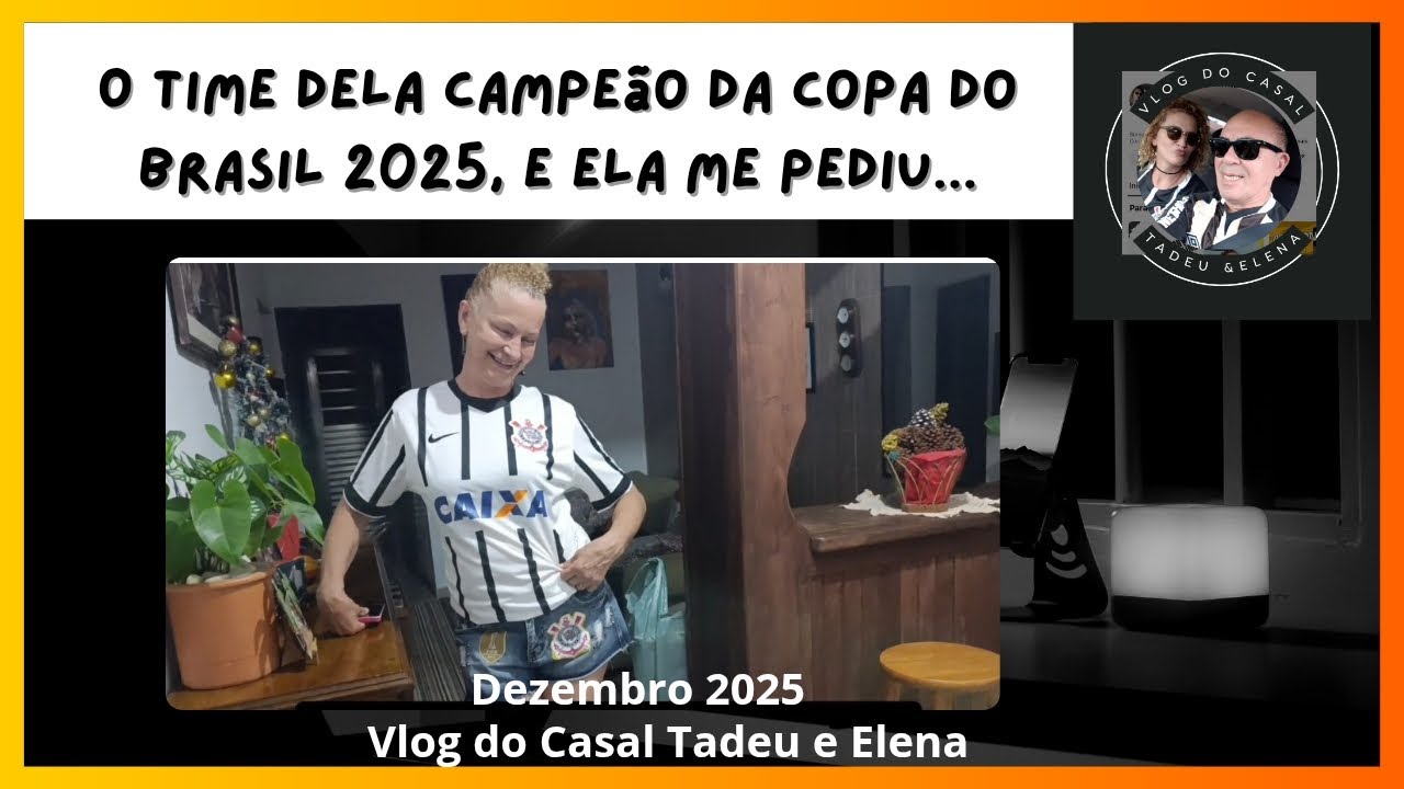 Que fim de ano, o time dela Campeão e ela pediu, será que ganhou?