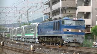 【計13両もの長大編成!】JR貨物 EF510-505+JR北海道 H100形12両 8561レ 膳所~石山間にて
