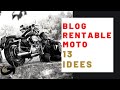 Creer un blog rentable  des idees avec la moto