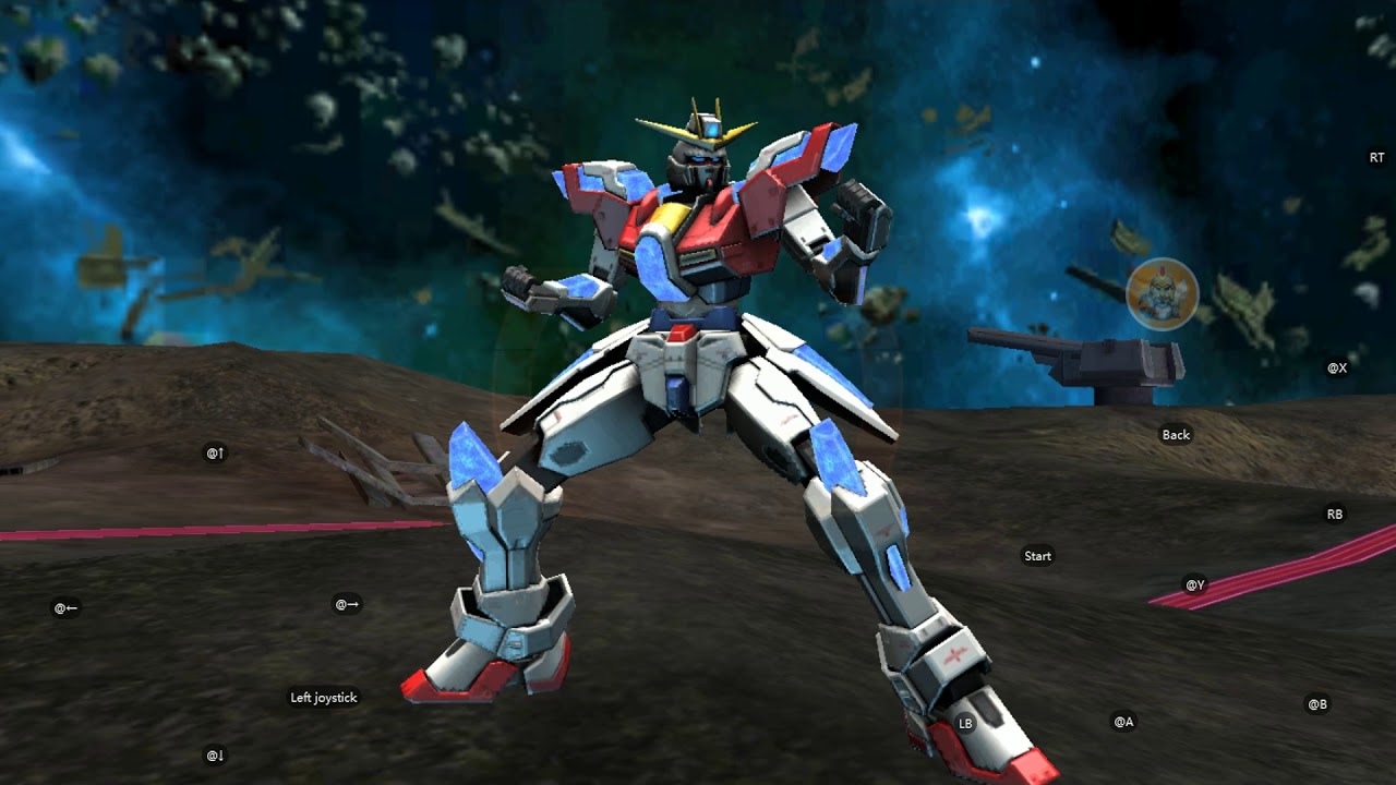 เกม กันดั้ม  Update 2022  กระบวนท่าหมัดสำนักจิเก็นฮาโอริวใน Gundam Battle Mobile