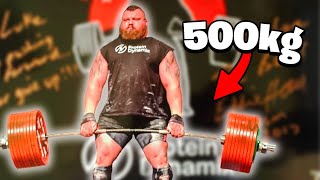 1102lb \/ 500kg Deadlift World Record ft Eddie Hall