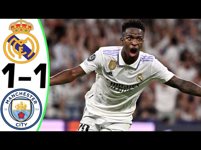 Real Madrid 🆚 Man City, Jogo de golos incríveis no Bernabéu