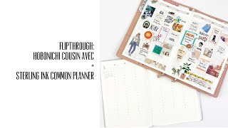 Hobonichi Cousin Flip Through + Look at The Sterling Ink Common Planner
