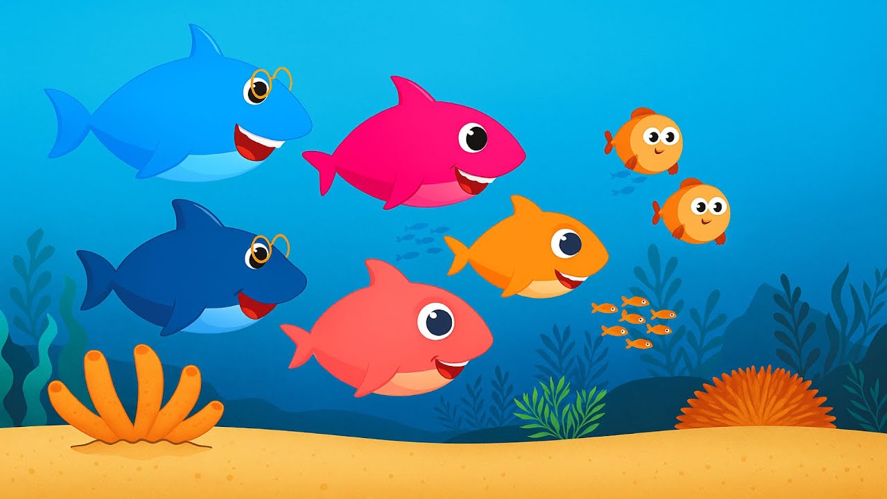 Песенка про акулёнка для детей | Самая популярная песня про акулёнка | Весёлая песня про акулёнка...