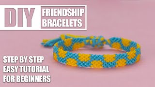 Dots Spots Zigzag Squiggly | Friendship Bracelets Step by Step Tutorial | Easy Tutorial for Beginner by Aillin 3,851 views 5 months ago 16 minutes