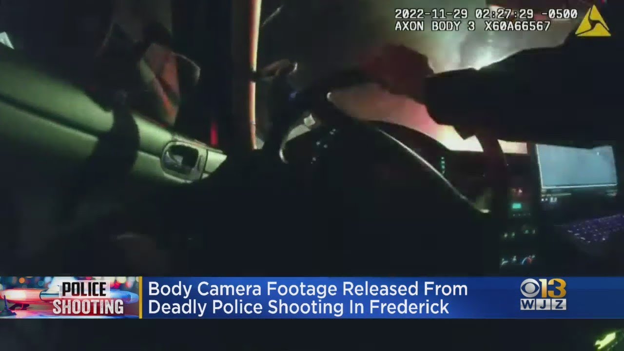 Body camera footage released from deadly police shooting in Frederick