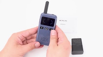 Retevis RB619 PMR Radio Basic operation,Switch channel, VOX, Scan, Monitor рация (RB19 FRS Radio)