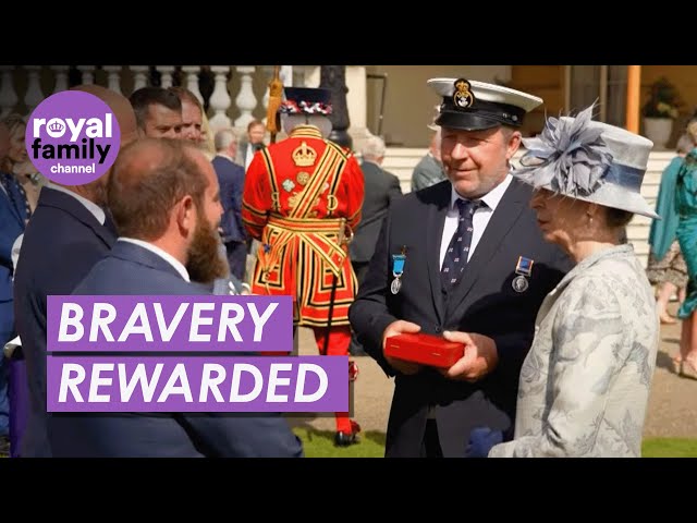 Royal Recognition: Princess Anne Awards Lifeboatman for Heroic Rescue class=