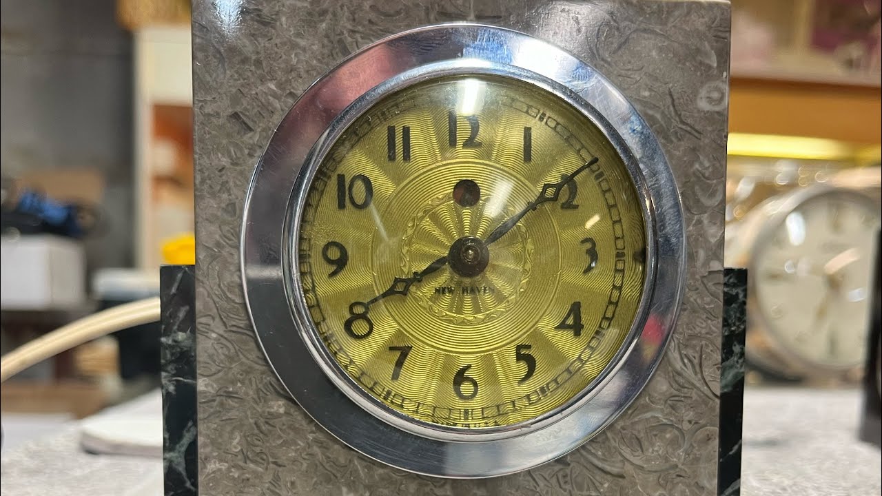 Repairing a New Haven Desk Clock c. 1930’s