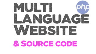 Multi language website using PHP | tutorial + source code | Quick programming screenshot 2