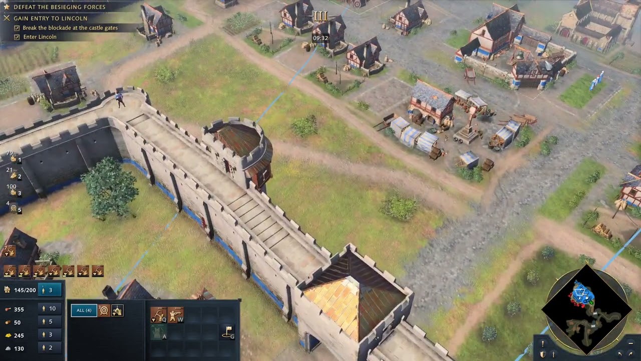 Age of Empires 4 Norman Campaign  1st Battle of Lincoln Easy 