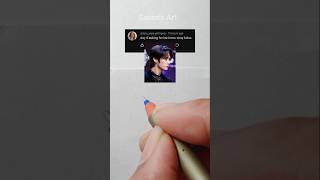Stray Kids Lee Know drawing with his name | Soren's Art #straykids #leeknow #kpop #drawing #sjram