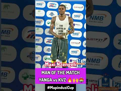 Max Mpia Nzengeli Man Of The Match Vs KVZ Mapinduzi Cup 2026 