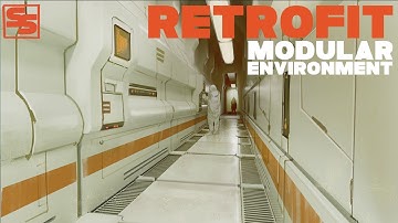 Modular Sci-Fi Environment: Blender Timelapse