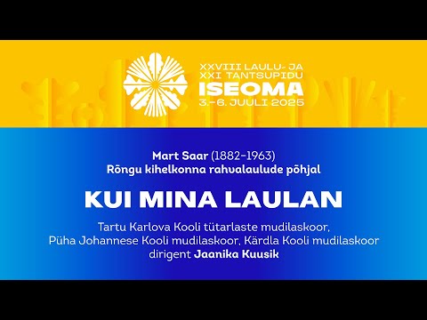 Kui mina laulan_esitluskontsert 5.05.2024