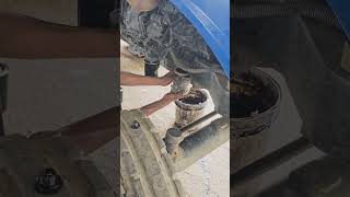 tractor hydraulic and oil filter change#tractor #servise #shorts #video