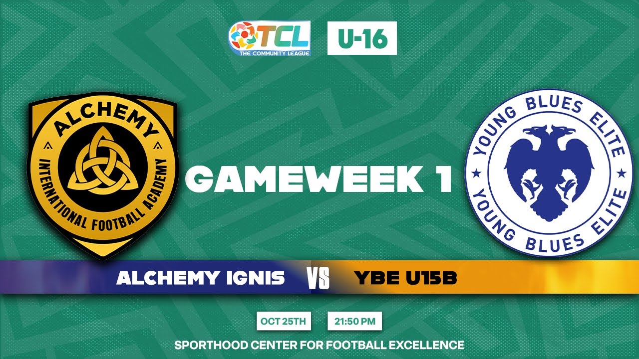 The Community League U-16 | Gameweek 1 | Match 5 | Alchemy Ignis vs Young Blues Elite U15 B