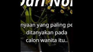 Pilihlah wanita yang mau menemani mu dari nol