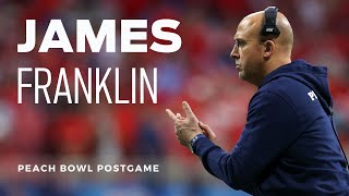 Watch Penn State head coach James Franklin's postgame press conference following loss in Peach Bowl