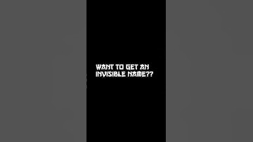 Want an Invisible name? | Watch the Full Video on Channel | ODS Blockman GO