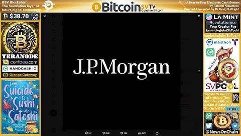 News: JPMorgan settles its first tx on a public blockchain