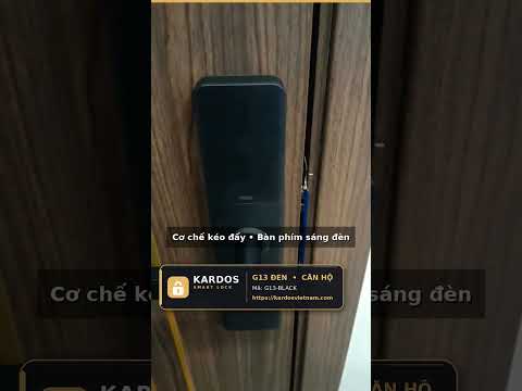 Đánh Giá Kardos G13 Đen – Khóa Vân Tay Gọn Gàng Cho Phòng