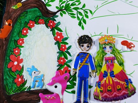 Video Sticker nhà tạo mẫu câu chuyện Công chúa rừng xanh/Vẽ... - youtube