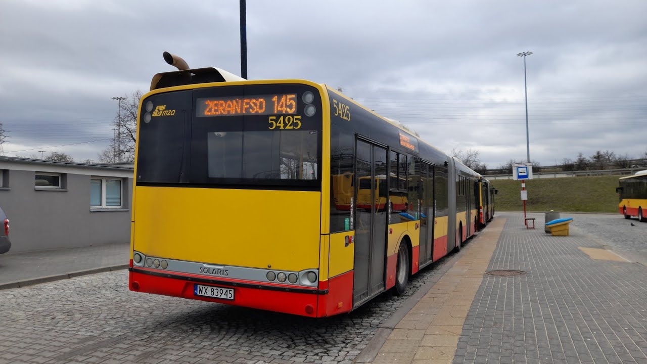 MZA Warszawa [🚍 145 - CAŁA TRASA], Solaris Urbino 18 III E6 #5425