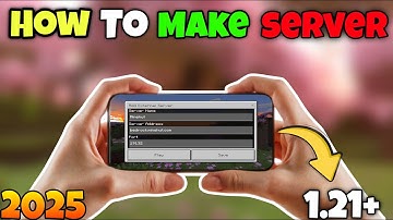 How To Make Server In 2025 In Minecraft PE 1.21+ || #minecraft #gaming