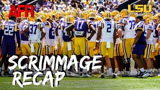 LSU SCRIMMAGE RECAP: Denver Harris Returns, Freshmen RB Shines