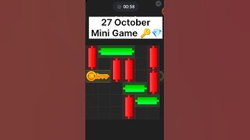 27 October Mini Game Hamster Kombat || Mini Game (Puzzle Solved) -Mini Game Key Solution Today |🔑