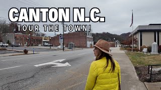 Canton NC struggles after 115yr old Paper Mill closes down | Tour the downtown with us!