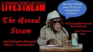 The Reveal Stream:  xDai Delegator Rewards Rd 1 Results & DSLA Liquidity Mining