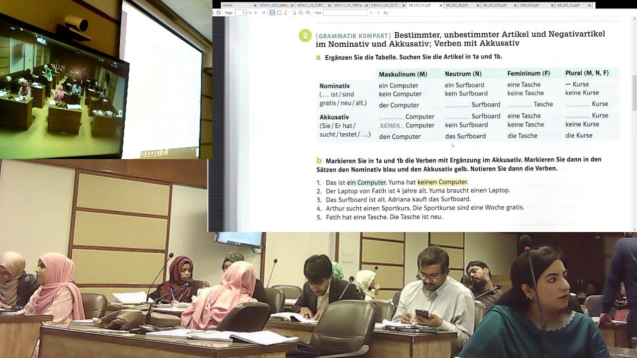 Basic German Class 20