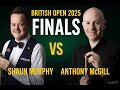 Shaun Murphy vs Anthony McGill | Part 2 | British Open 2025 #snookerft5 #snooker2025