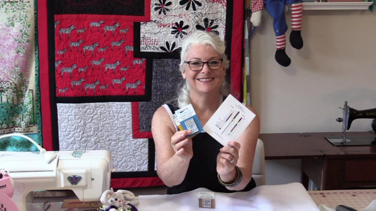 What do the little paint lines mean on sewing machine needles YouTube