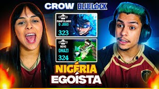 (ISAGI MANIPULANDO O JOGO !) Blue Lock - CAP 323 e 324 | Crow | [Casal Jounin React] 🔥