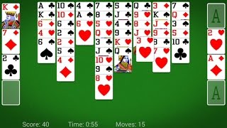 FreeCell Solitaire (by MobilityWare) - clasic solitaire card game for Android and iOS - gameplay. screenshot 3