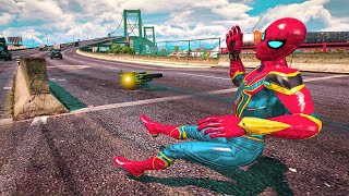 GTA 5 SPIDERMAN Ragdolls Compilation Episode 36 (Euphoria Physcis Showcase)