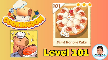 Cookingdom level 101 solution walkthrough ( saint honore cake ) 